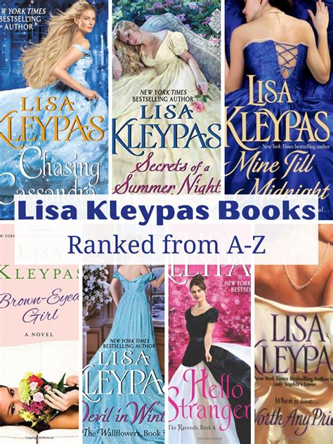 The Best Lisa Kleypas Books Ranked From A.